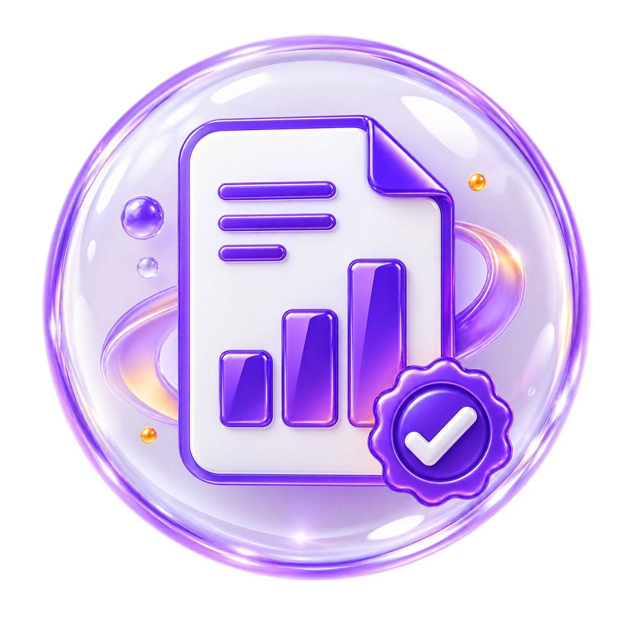 Transparent verified report